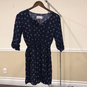 Abercrombie Girls Floral Long Sleeve Dress